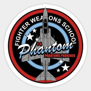 F-4 Phantom Fighter Weapons School Sticker